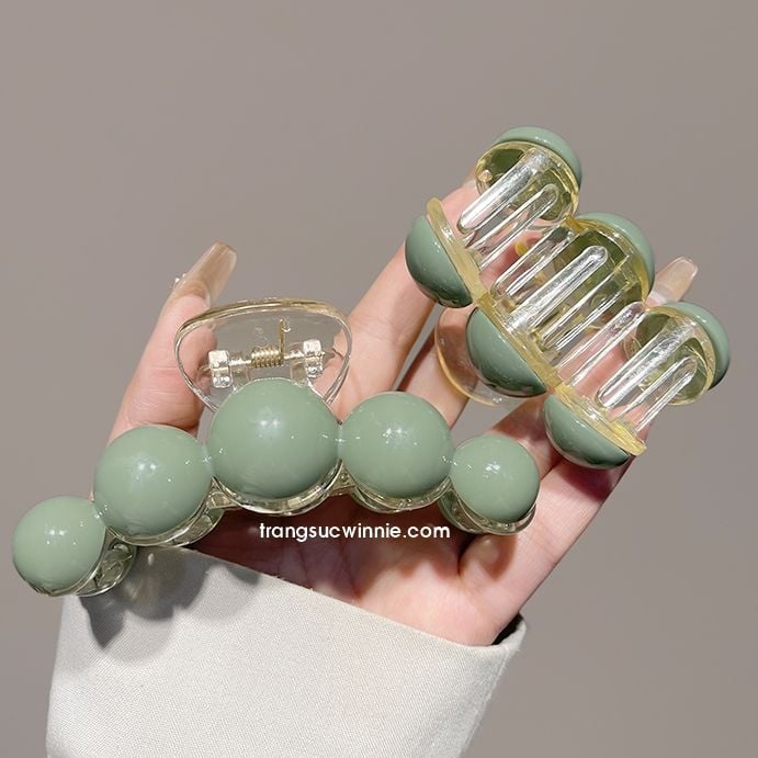  Kẹp tóc Đậu xanh (set 3 cái) 