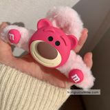  Kẹp tóc gấu dâu 