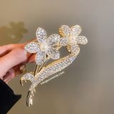  Kẹp tóc Hoa đôi 