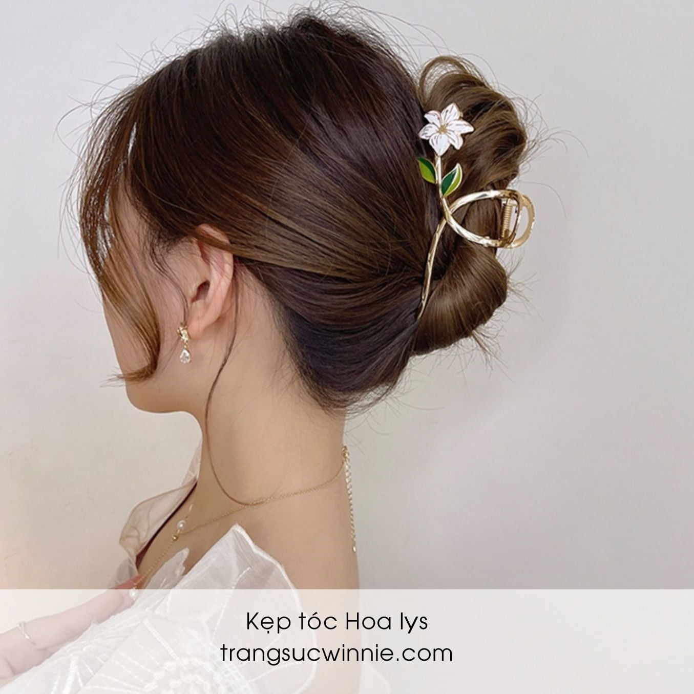  Kẹp tóc Hoa lys 