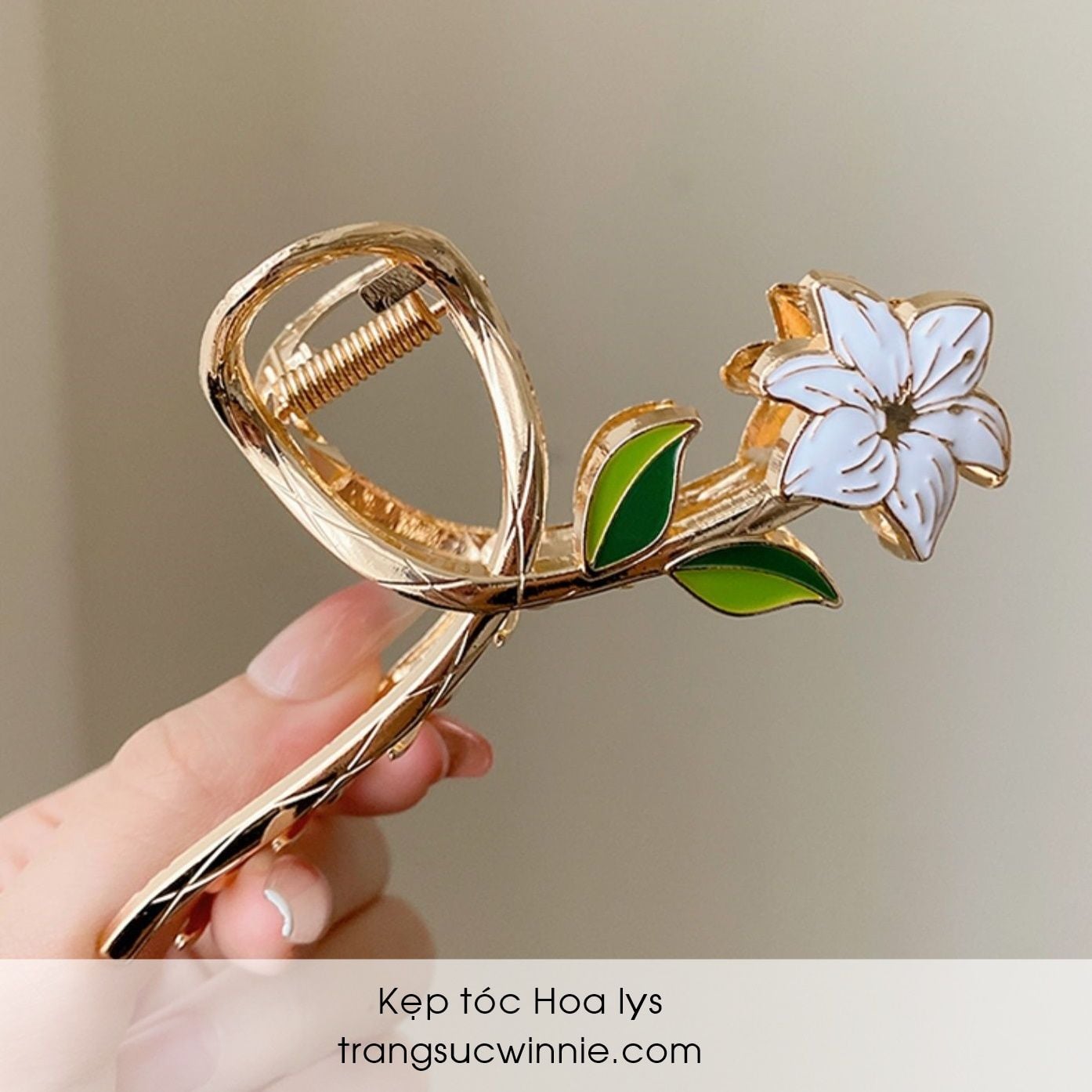  Kẹp tóc Hoa lys 