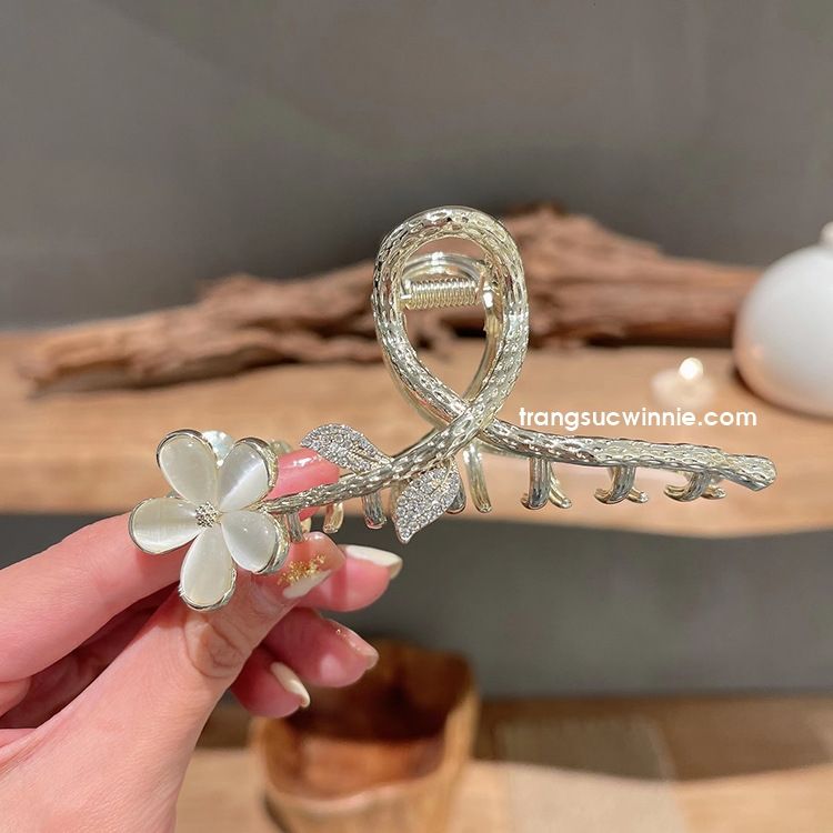  Kẹp tóc Hoa mai opal 