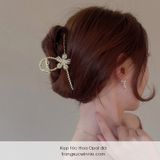  Kẹp tóc Hoa opal đá 
