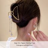  Kẹp tóc Ngọc trai tua rua 