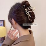  Kẹp tóc Nơ vàng 