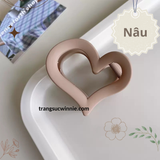  Kẹp tóc Tim nhám 
