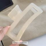  Kẹp tóc Jumbo 13cm Kem 