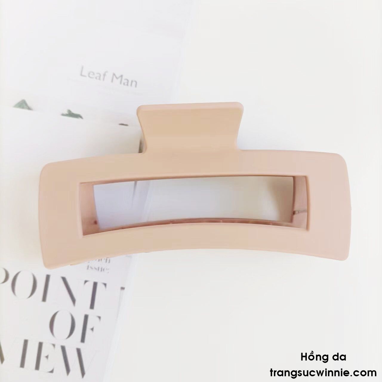  Kẹp tóc Jumbo nhám 13cm 