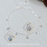  Lắc chân Bạc S925 Blue Snowflake 