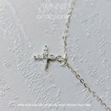  Lắc chân Bạc S925 Cross 