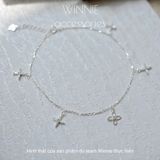  Lắc chân Bạc S925 Cross 