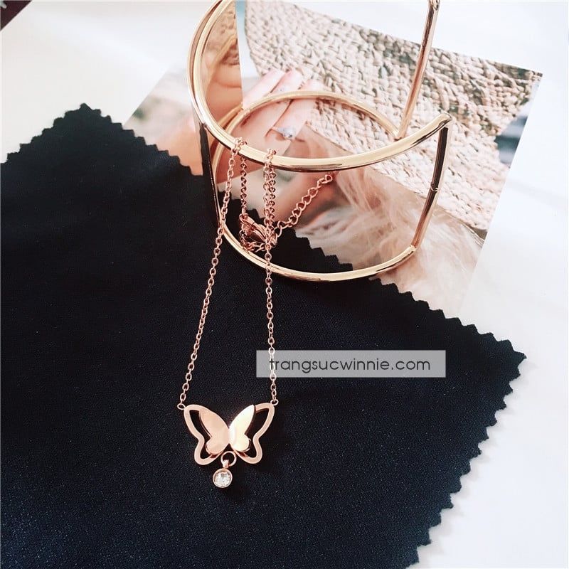  Lắc chân titan bướm 