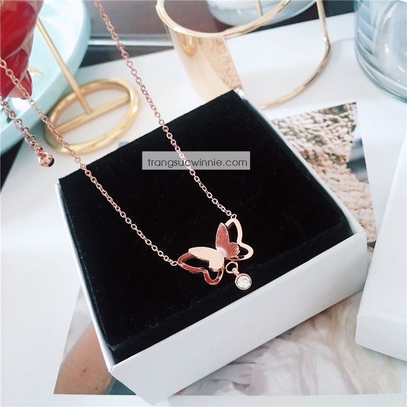  Lắc chân titan bướm 