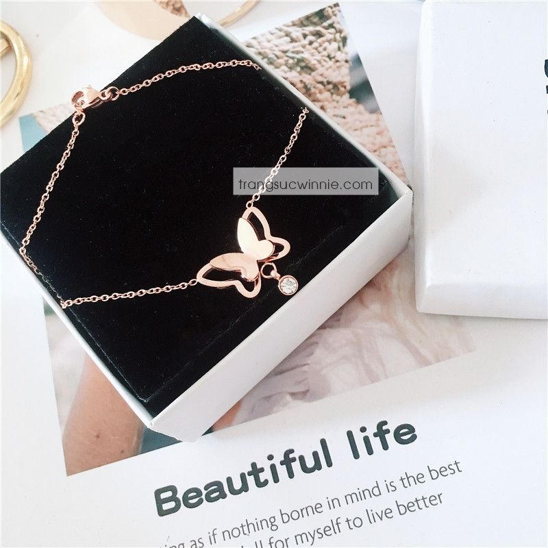  Lắc chân titan bướm 