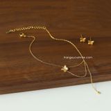  Lắc chân titan Bướm retro 