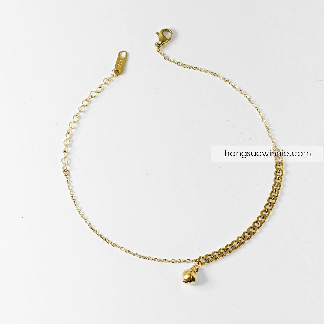  Lắc chân titan Chain bell 