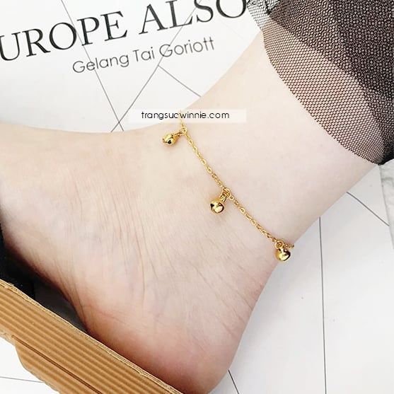  Lắc chân titan chuông VG 