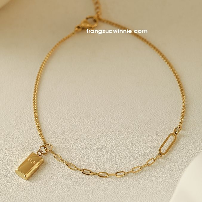  Lắc chân titan Gold 