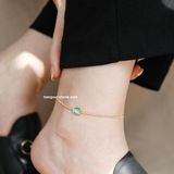  Lắc chân titan Green Opal 