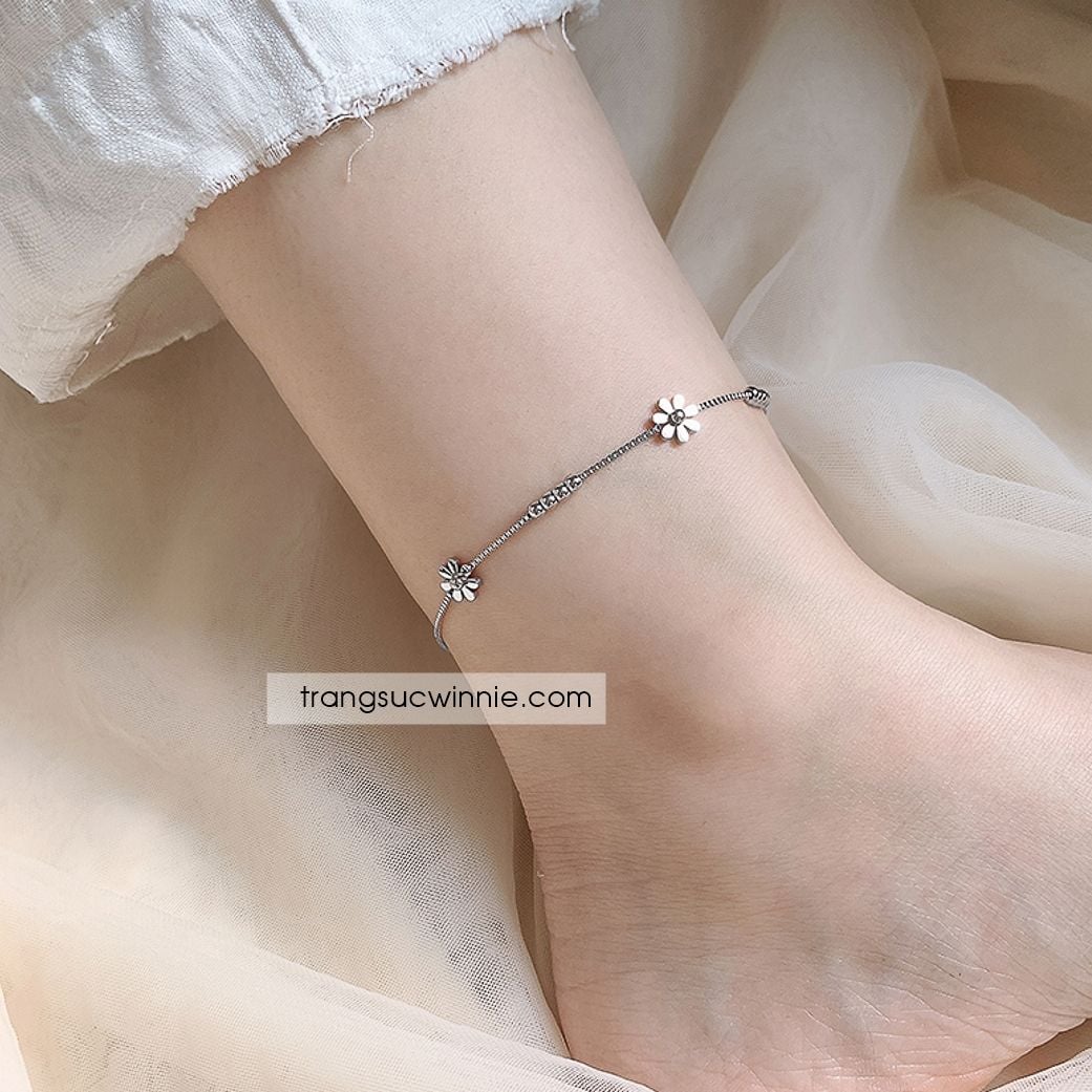  Lắc chân titan Hoa bi B 