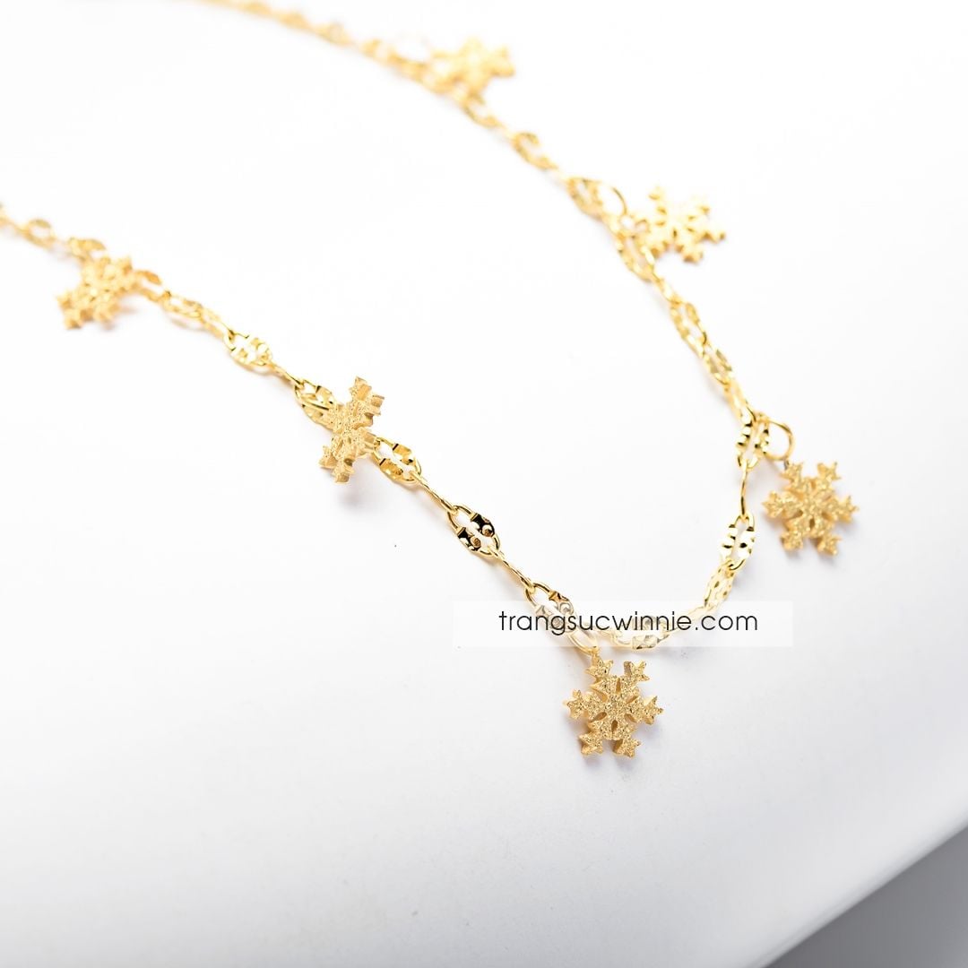  Lắc chân titan Hoa tuyết VG 