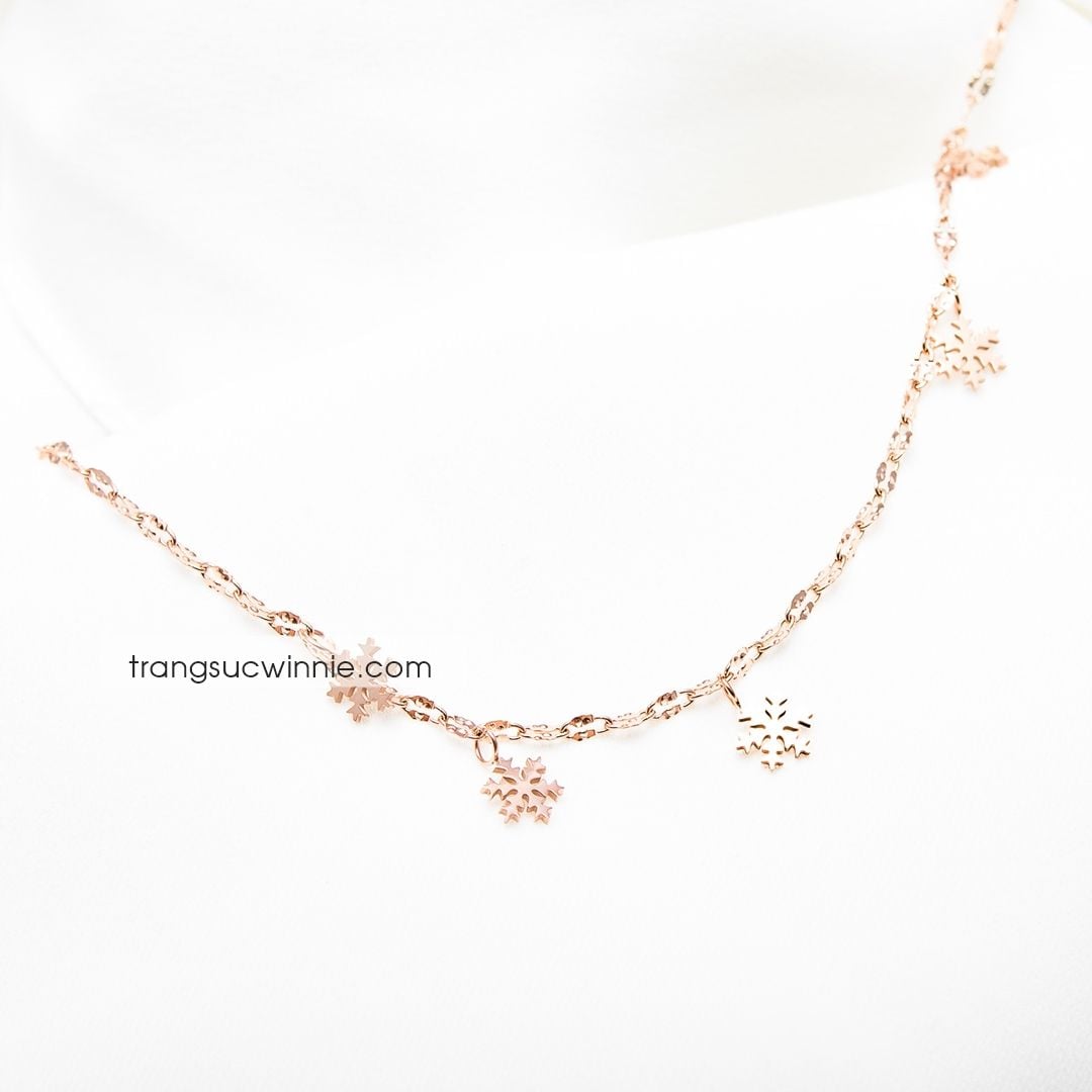 Lắc chân titan Hoa tuyết VH 