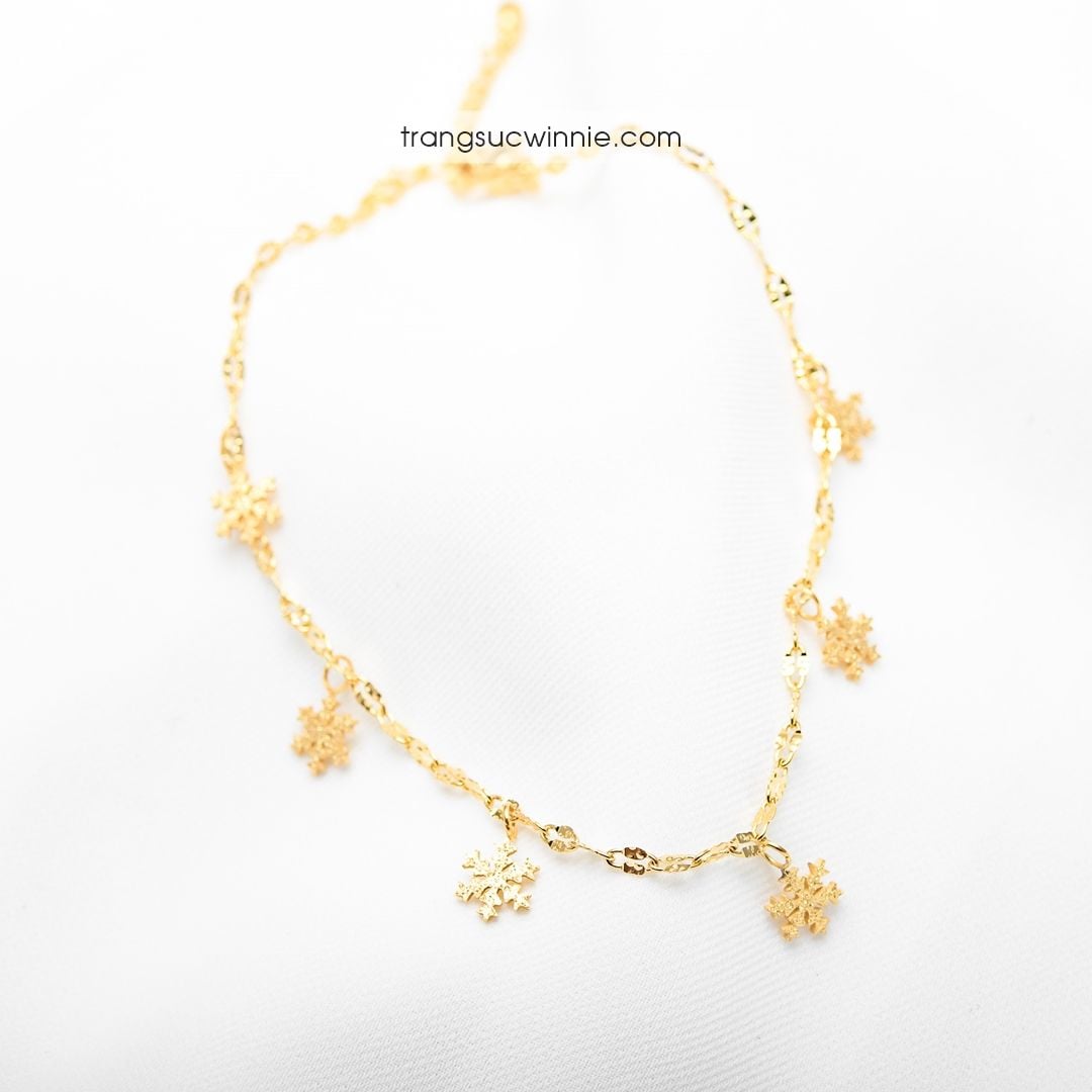  Lắc chân titan Hoa tuyết VG 