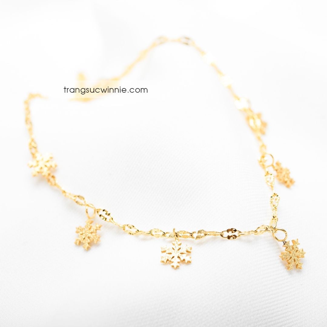  Lắc chân titan Hoa tuyết VG 