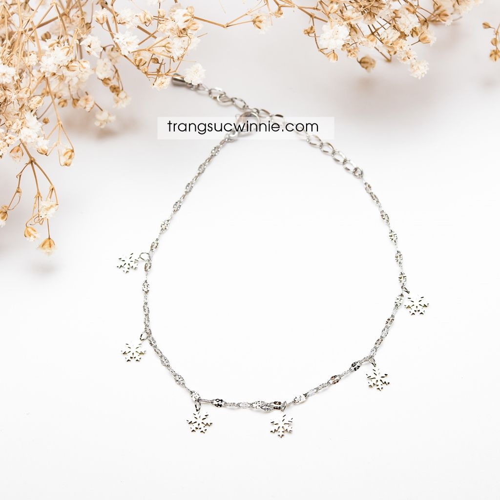 Lắc chân titan Hoa tuyết B 