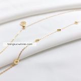  Lắc chân titan Kim tiền 
