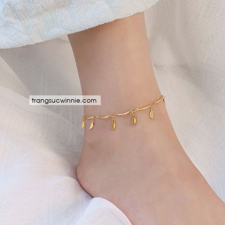  Lắc chân titan Lá 