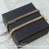  Lắc tay titan Baguette Deco 