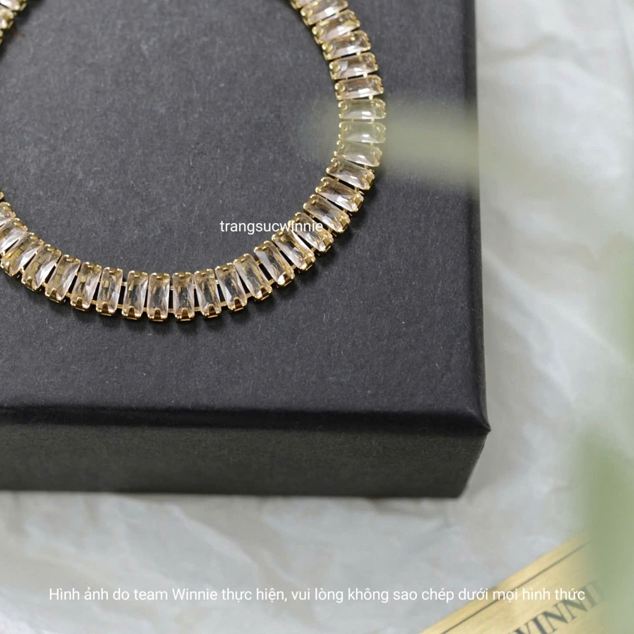  Lắc tay titan Baguette Deco 