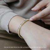  Lắc tay titan Baguette Deco 