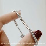  Lắc tay titan bi round tag 