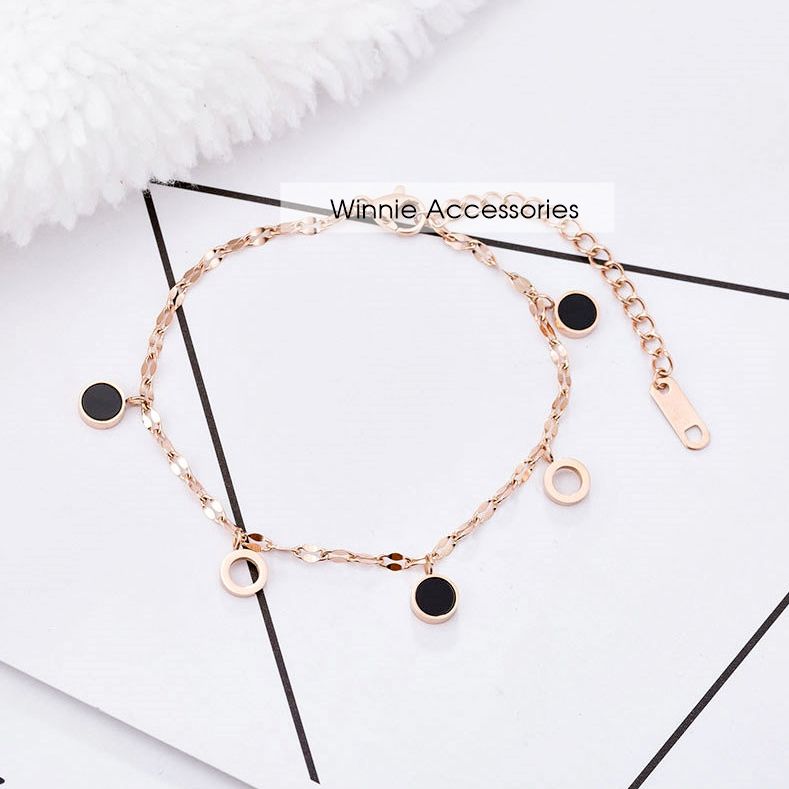  Lắc chân titan Black Twist 