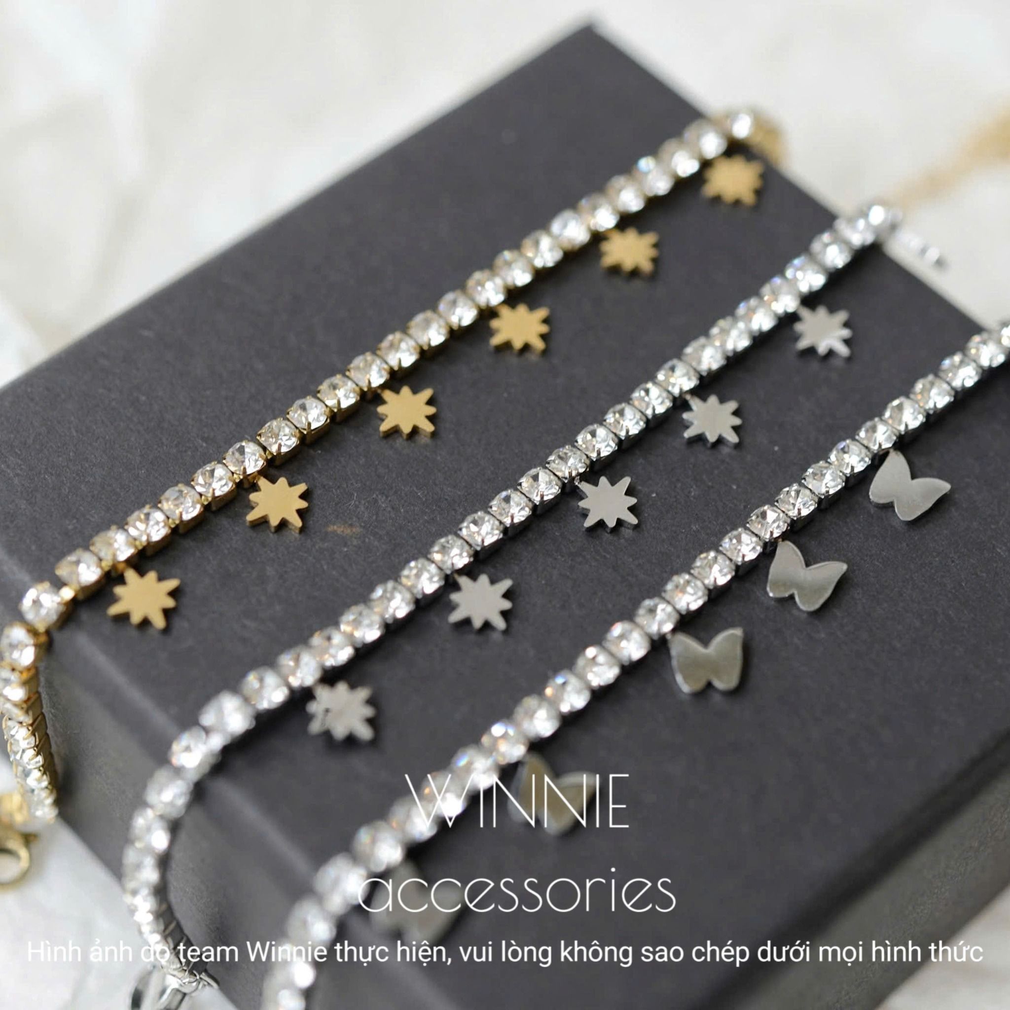  Lắc tay titan Bling sao B 