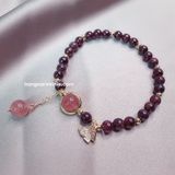  Lắc tay Bướm Garnet 