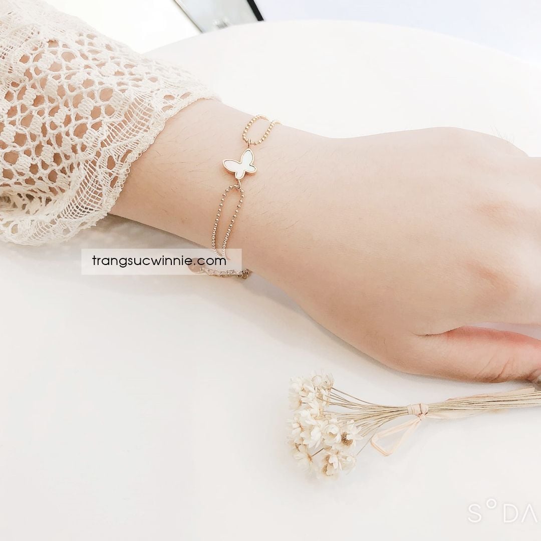  Lắc tay titan bướm bi 