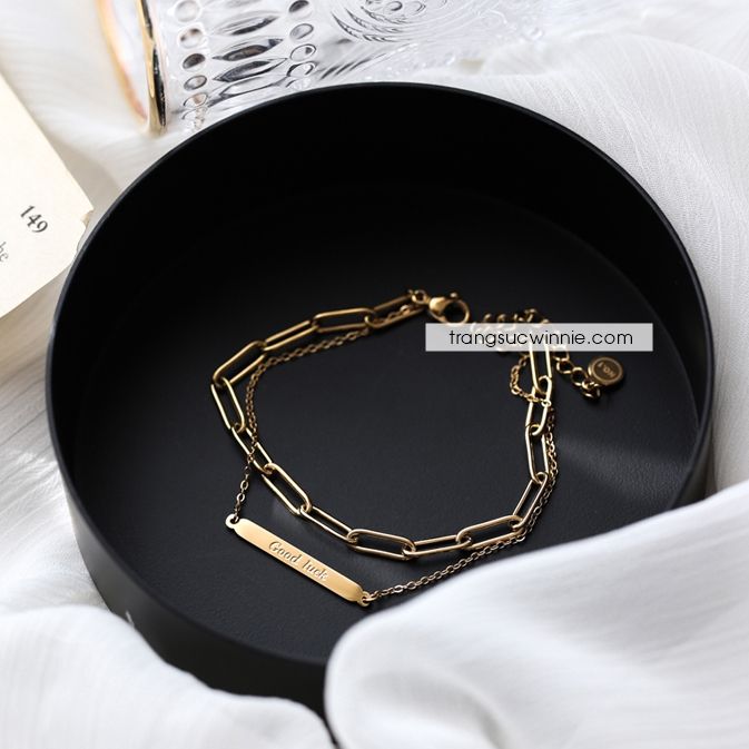  Lắc tay titan Goodluck Chain 