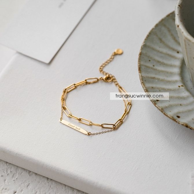  Lắc tay titan Goodluck Chain 