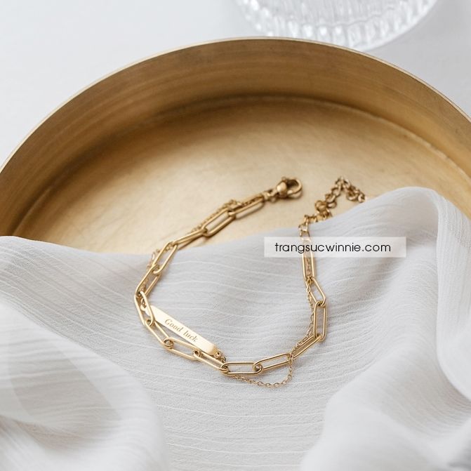  Lắc tay titan Goodluck Chain 