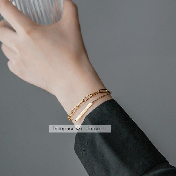  Lắc tay titan Goodluck Chain 