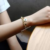  Lắc tay titan Charm xanh 