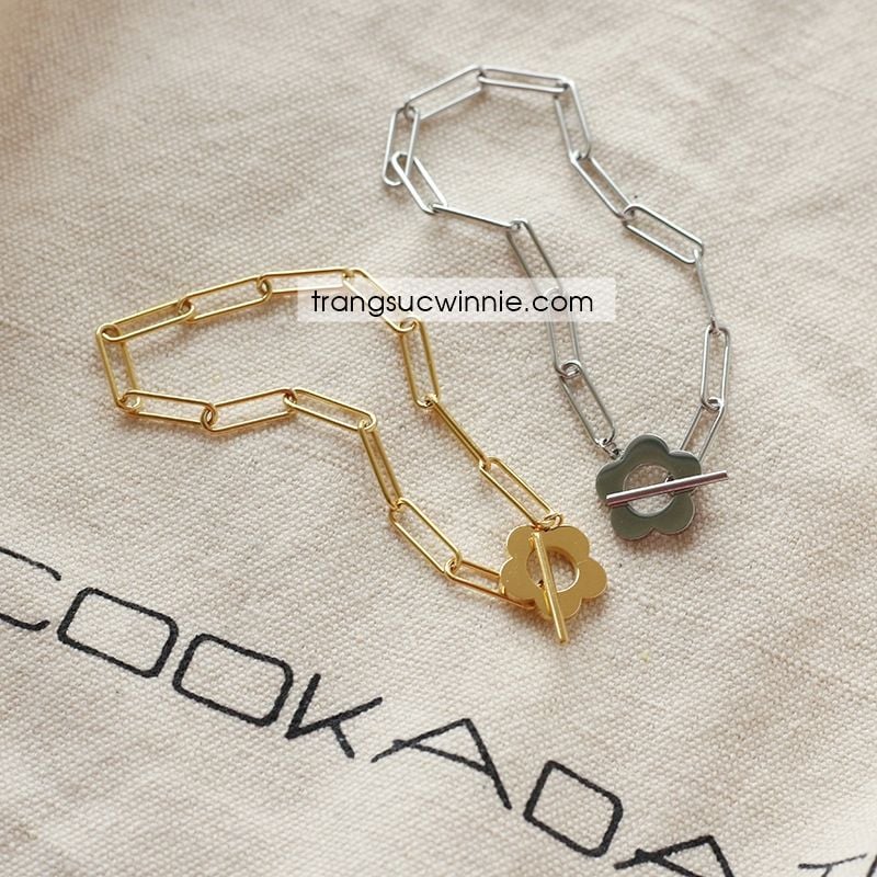  Lắc tay titan Cherry blossom OT B 