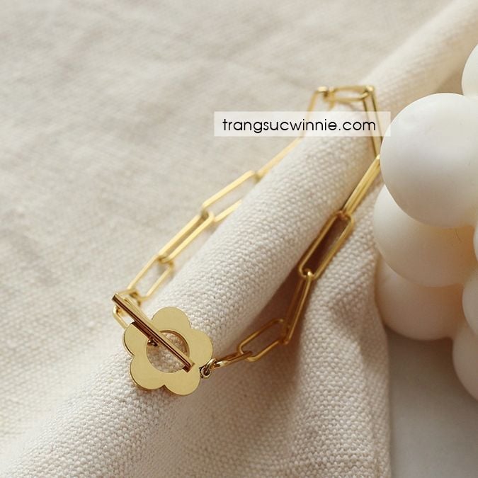  Lắc tay titan Cherry blossom OT VG 