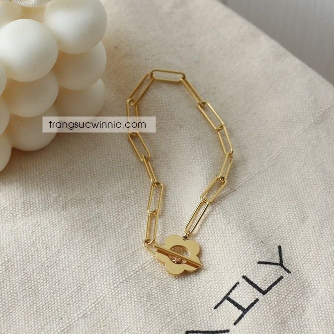  Lắc tay titan Cherry blossom OT VG 