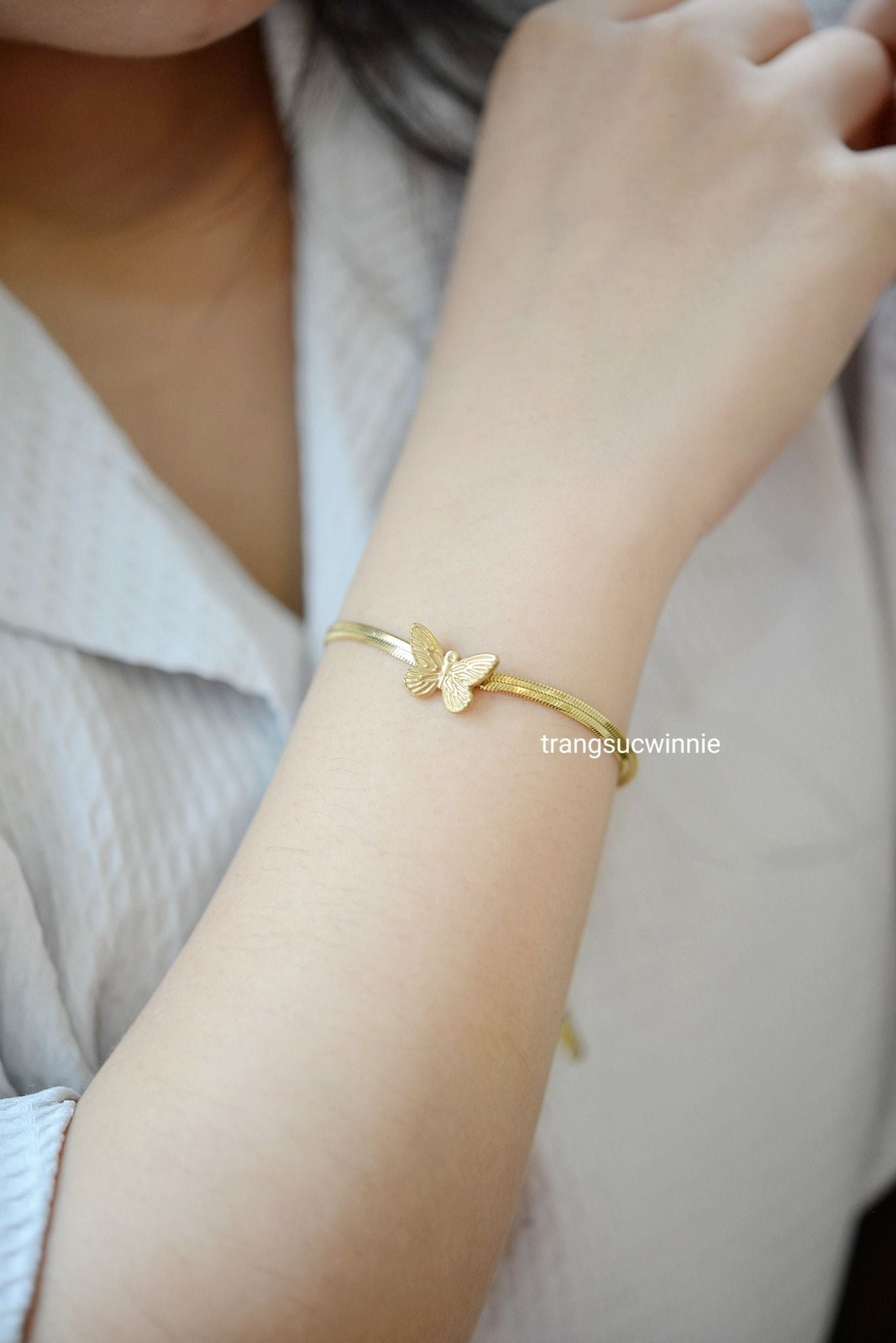  Lắc tay titan CK bướm 