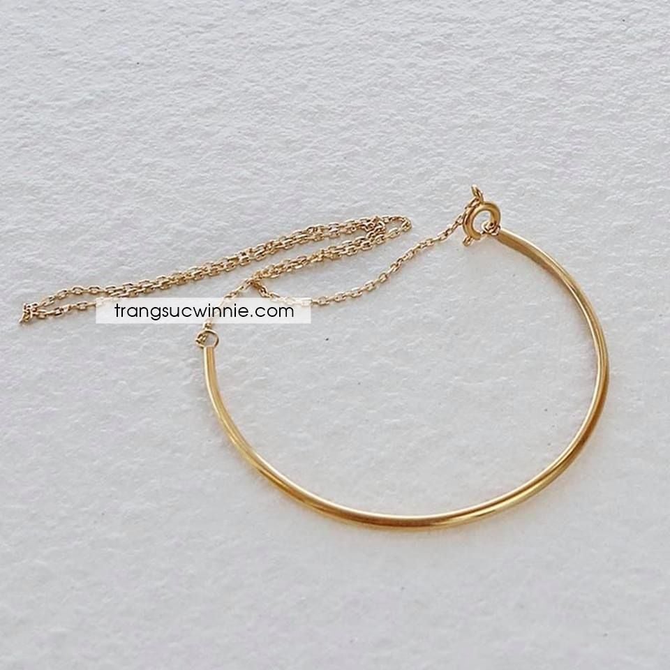  Lắc tay titan Coil gold 