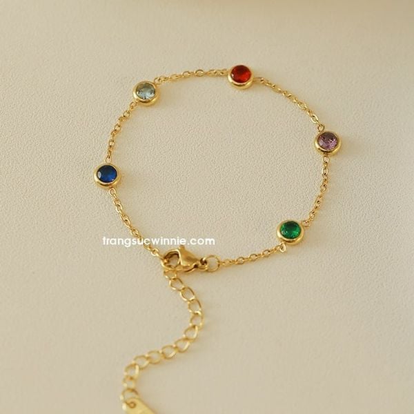  Lắc tay titan Color dot 